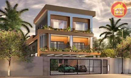 Casa com 2 quartos à venda, 48 m² por R$ 335.000 - Vila Guilhermina - Praia Grande/SP