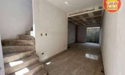 Sobrado com 2 quartos à venda, 57 m² por R$ 387.000 - Vila Guilhermina - Praia Grande/SP