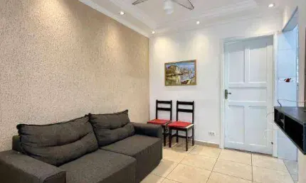 Apartamento com 1 quarto à venda, 35 m² por R$ 225.000 - Vila Guilhermina - Praia Grande/SP