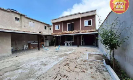 Sobrado com 4 quartos à venda, 175 m² por R$ 480.000 - Quietude - Praia Grande/SP