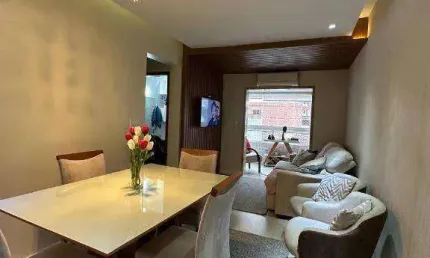 Apartamento com 2 quartos à venda, 78 m² por R$ 550.000 - Vila Guilhermina - Praia Grande/SP