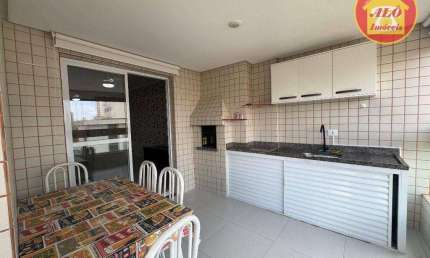 Apartamento com 2 quartos à venda, 98 m² por R$ 600.000 - Aviação - Praia Grande/SP