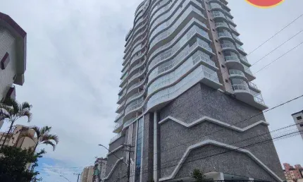 Apartamento com 2 quartos à venda, 77 m² por r$ 710.000 - vila guilhermina - praia grande/sp