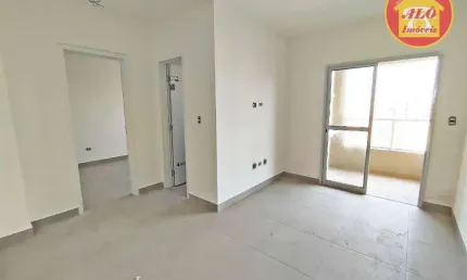 Apartamento com 1 quarto à venda, 42 m² por r$ 320.000 - aviação - praia grande/sp
