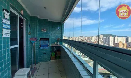 Apartamento com 2 quartos à venda, 66 m² por R$ 450.000 - Boqueirão - Praia Grande/SP