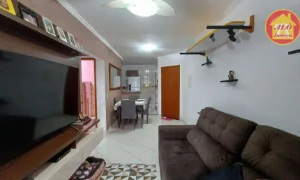 Apartamento com 2 quartos à venda, 74 m² por R$ 370.000 - Aviação - Praia Grande/SP