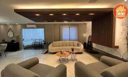 Cobertura com 3 dormitórios à venda, 257 m² por R$ 2.900.000,00 - Canto do Forte - Praia Grande/SP