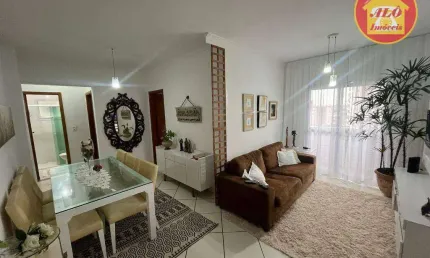 Apartamento com 2 quartos à venda, 65 m² por r$ 379.000 - vila guilhermina - praia grande/sp