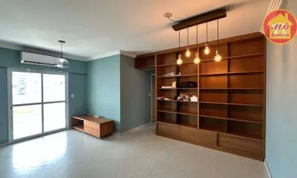 Apartamento com 3 quartos à venda, 101 m² por R$ 680.000 - Vila Guilhermina - Praia Grande/SP