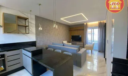 Sobrado com 2 quartos à venda, 88 m² por R$ 600.000 - Vila Guilhermina - Praia Grande/SP