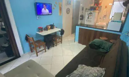 Kitnet com 1 quarto à venda, 38 m² por R$ 185.000 - Aviação - Praia Grande/SP