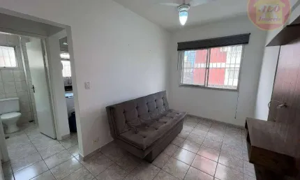 Apartamento com 1 quarto à venda, 40 m² por R$ 285.000 - Boqueirão - Praia Grande/SP