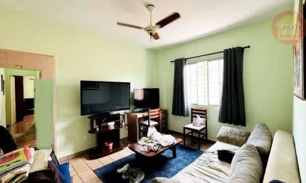 Apartamento com 1 quarto à venda, 72 m² por r$ 245.000 - canto do forte - praia grande/sp