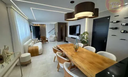 Sobrado com 3 quartos à venda, 140 m² por R$ 1.499.000 - Vila Guilhermina - Praia Grande/SP