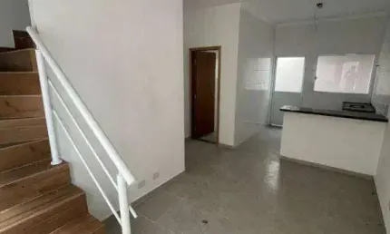 Sobrado com 2 dormitórios à venda, 53 m² por R$ 212.000,00 - Balneário Esmeralda - Praia Grande/SP