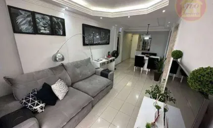 Apartamento com 2 quartos à venda, 62 m² por r$ 410.000 - vila guilhermina - praia grande/sp