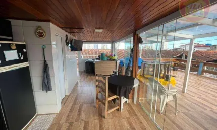 Casa com 3 quartos à venda, 142 m² por R$ 550.000 - Maracanã - Praia Grande/SP