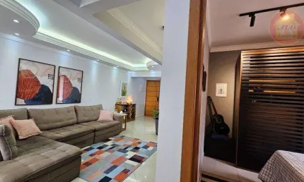 Apartamento com 3 quartos à venda, 134 m² por R$ 870.000 - Vila Guilhermina - Praia Grande/SP