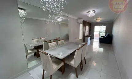 Apartamento com 3 quartos à venda, 122 m² por R$ 985.000 - Boqueirão - Praia Grande/SP