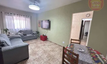 Apartamento com 1 quarto à venda, 55 m² por R$ 255.000 - Vila Guilhermina - Praia Grande/SP