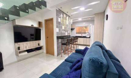 Sobrado com 2 quartos à venda, 48 m² por R$ 385.000 - Bairro Caiçara - Praia Grande/SP