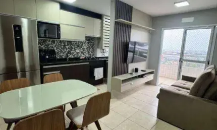 Apartamento com 2 quartos à venda, 54 m² por R$ 450.000 - Vila Guilhermina - Praia Grande/SP