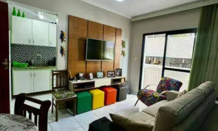 Apartamento com 1 quarto à venda, 45 m² por r$ 315.000 - vila assunção - praia grande/sp