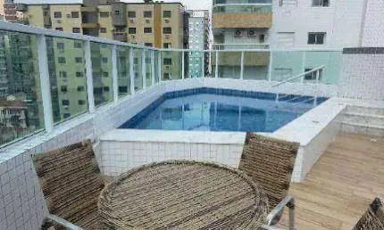 Apartamento com 1 quarto à venda, 45 m² por R$ 360.000 - Vila Guilhermina - Praia Grande/SP