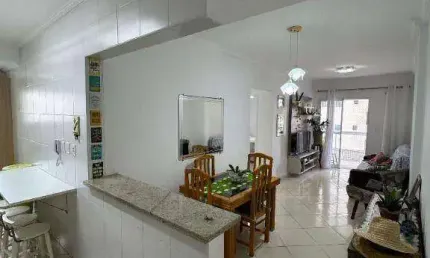 Apartamento com 2 quartos à venda, 70 m² por r$ 440.000 - vilamar - praia grande/sp