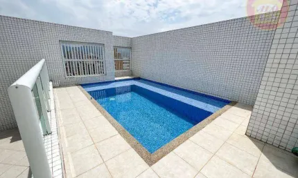 Cobertura com 3 dormitórios à venda, 250 m² por r$ 1.600.000,00 - ocian - praia grande/sp