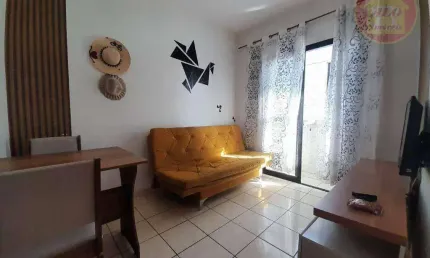 Apartamento com 1 quarto à venda, 42 m² por r$ 232.000 - vila guilhermina - praia grande/sp