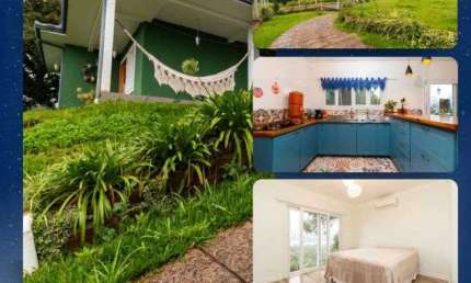 Linda casa com 250m² com vista magnífica no Vale das Montanhas em Gramado-RS