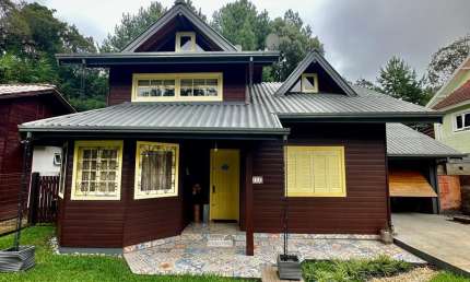 Casa em condomínio fechado com 3 quartos à venda no Mato Queimado, Gramado 