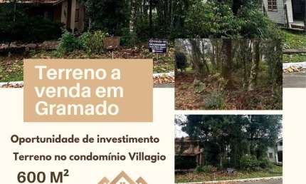 Terreno em condomínio fechado à venda no Mato Queimado, Gramado 