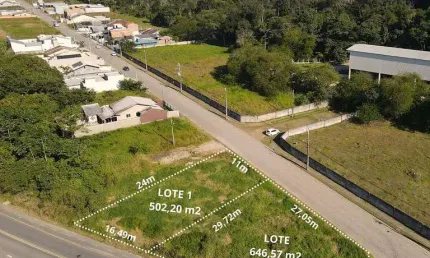 Terreno à venda na Rua Rod. Duque De Caxias X Francisco Mascarenhas, Reta, São Francisco do Sul