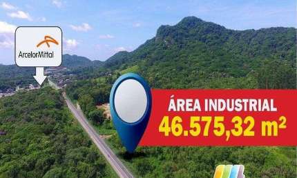 Área à venda, 46575 m² por R$ 1.500.000,00 - Rocio Grande - São Francisco do Sul/SC