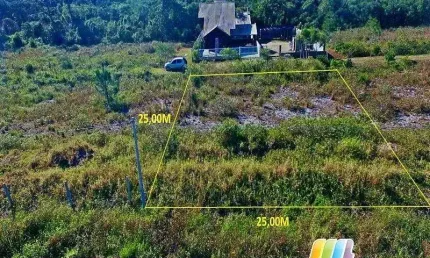 Terreno à venda, 625 m² por R$ 220.000,00 - Praia do Ervino - São Francisco do Sul/SC