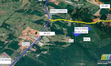 Terreno à venda na Estrada Geral Do Porto Grande, Corveta, Araquari