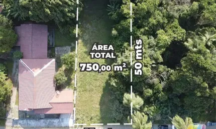 Terreno à venda na Rua Jorge Evilasio, Água Branca, São Francisco do Sul