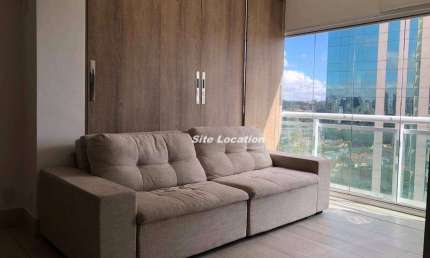 105278 Apartamento com 1 dormitório à venda, 72 m² por R$ 1.450.000 - Brooklin - São Paulo/SP