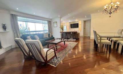 Apartamento para alugar, 147 m² por R$ 18.000,00/mês - Moema - São Paulo/SP
