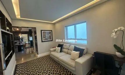116190-Belíssimo apartamento mobiliado e decorado em condomínio com lazer completo