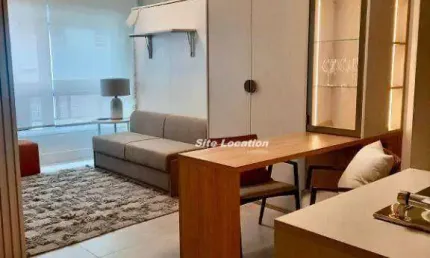 118723 Excelente localização. Apartamento mobiliado. Condomínio com Lazer