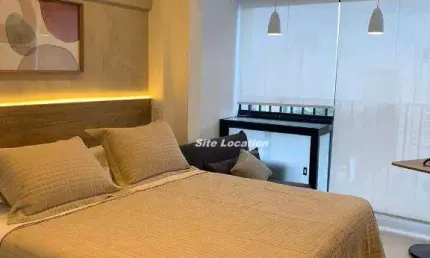 118721 Apartamento Mobiliado e Decorado com Ar-Condicionado em Condomínio com Lazer. Próximo Metrô Adolfo Pinheiro