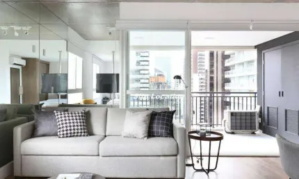 Apartamento com 1 quarto para alugar na Rua Jean Peltier, Brooklin, São Paulo