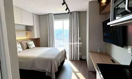 121062 Studio Mobiliado para Locação no Centro de São Paulo com infra estrutura espetacular!