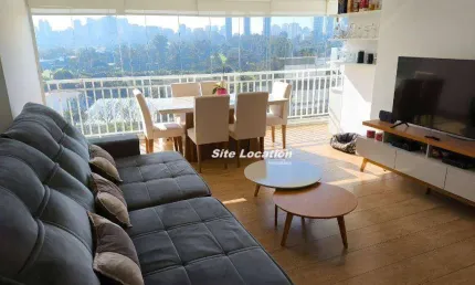 121135 Apartamento com 3 dormitórios para alugar, 94 m² por R$ 5.975/mês - Jurubatuba - São Paulo/SP