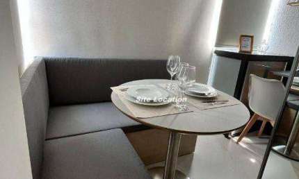 121141 Apartamento Mobiliado e decorado em condomínio com Lazer completo