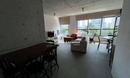 121149  - 118149 Apartamento com 1 dormitório, 75 m² - venda por R$ 1.500.000 ou aluguel por R$ 6.750/mês - Campo Belo - São Paulo/SP