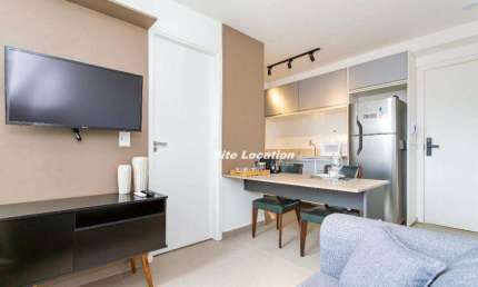 121320 Studio mobiliado Moema Pássaros Studio  38 m² sem vaga